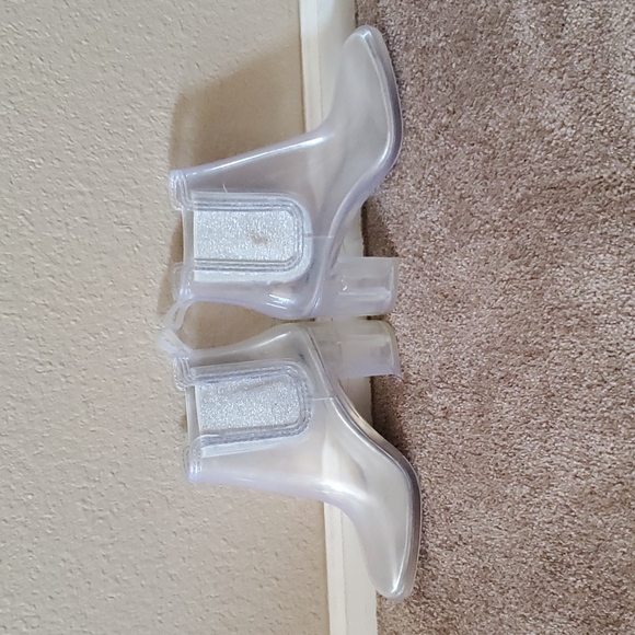 Jeffrey Campbell - Clear / Transparent Ankle Boot - US 8 - Picture 4 of 6